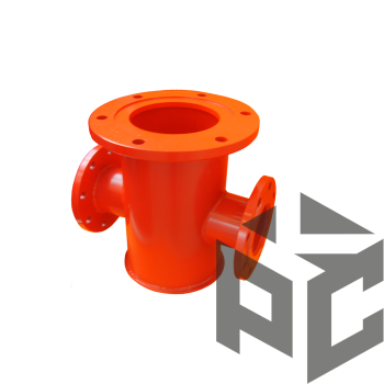 Подставка пожарная стальная ППДФ 200 Ру 10 Техкомплект (усиленная) от производителя "Рускон"