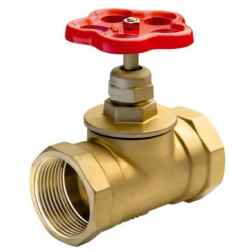 Клапан (вентиль) запорный латунный 15б1п Ду 15 (1/2") Ру 16